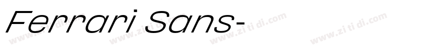 Ferrari Sans字体转换 Ferrari Sans字体转换